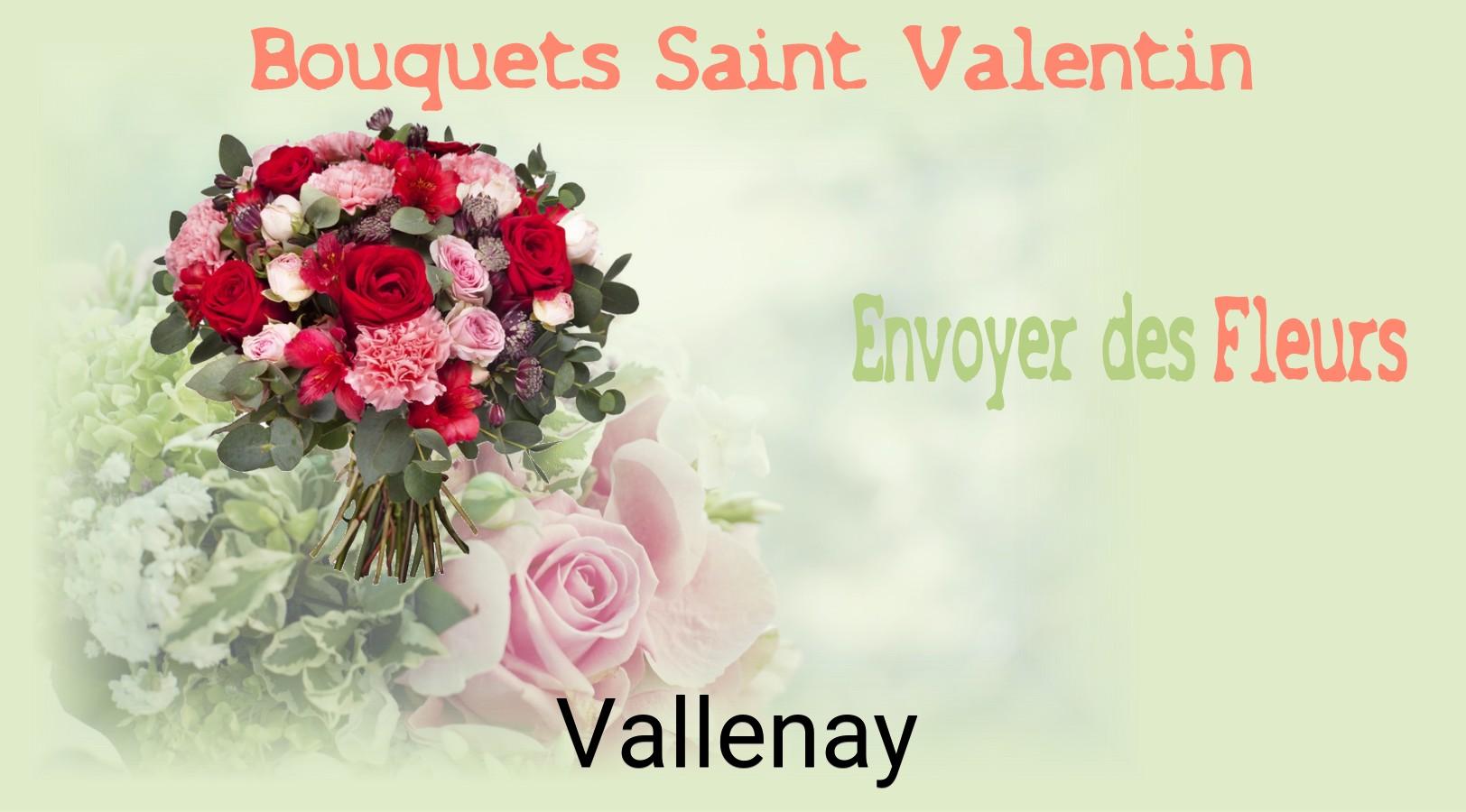 Roses de Saint-Valentin livrées à Vallenay